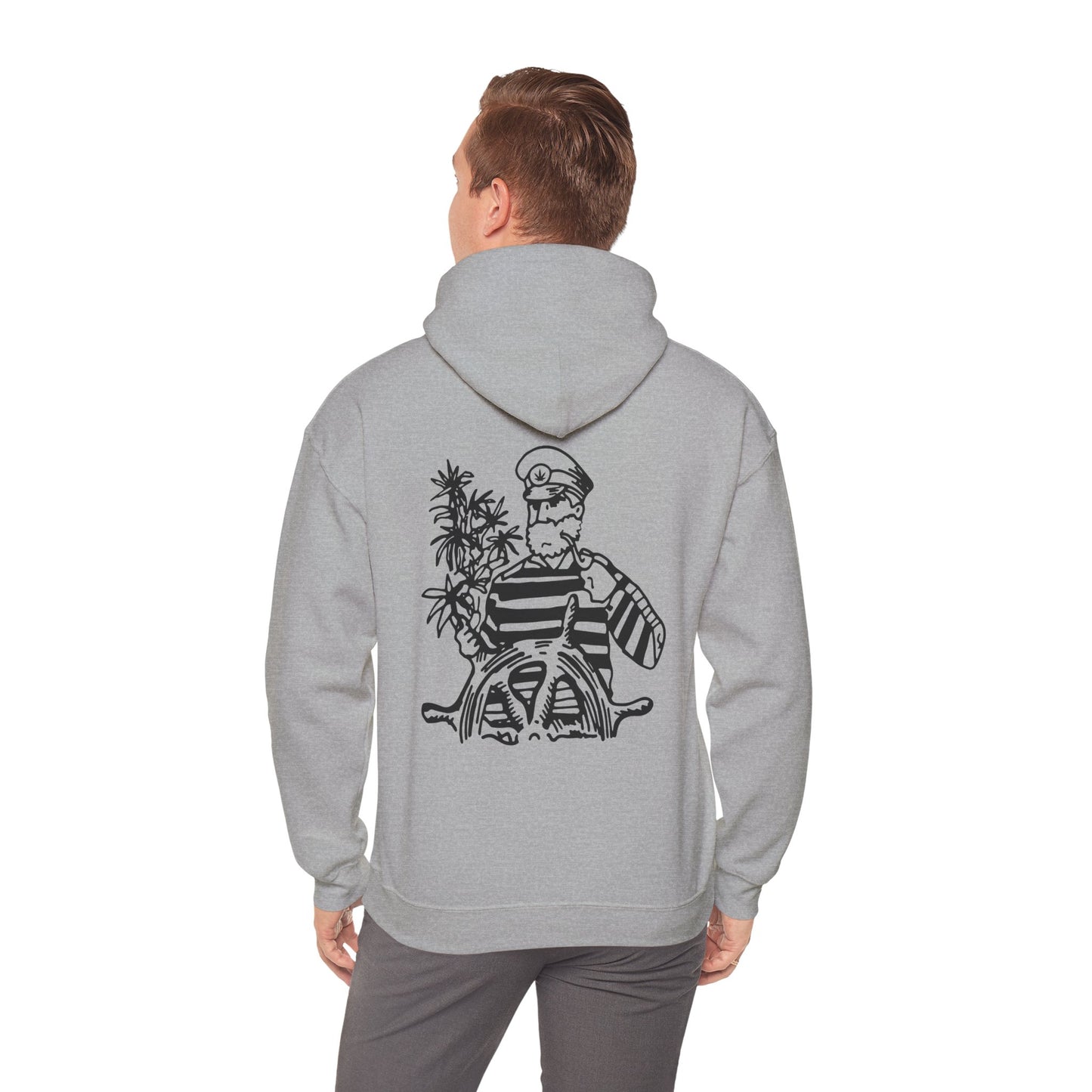 hoodie--gris--porte-dos